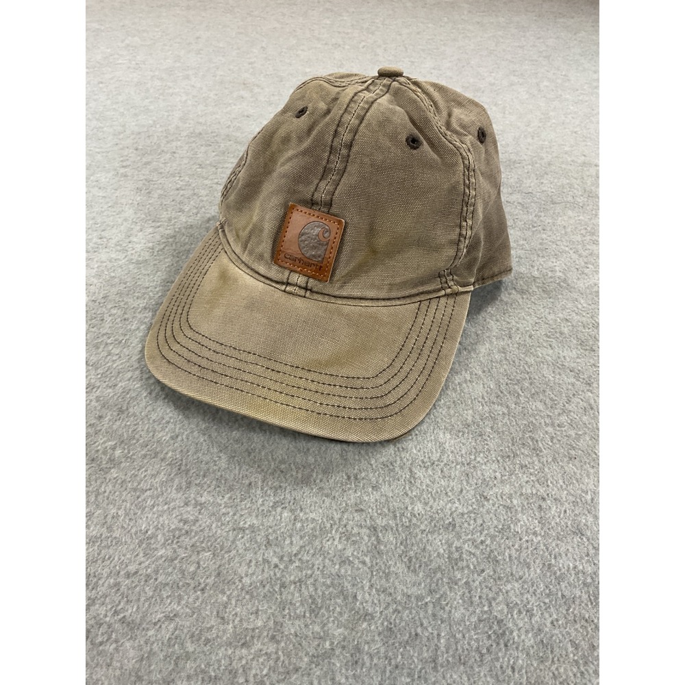 Carhartt Odessa Cap Brown Washed Canvas Adjustable Hat 100289 001 SP18